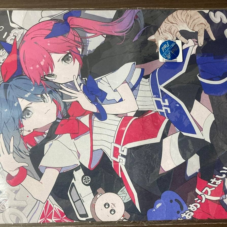 おめシス おめがシスターズ プレイマット ラバーマット おめシス展　レイ　リオ Amazon | おめシス おめがシスターズ プレイマット ラバーマット